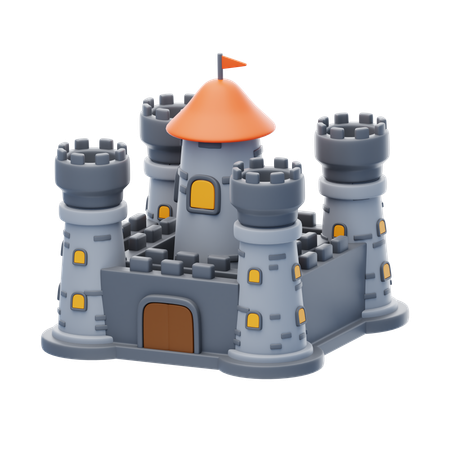 King Castle  3D Icon
