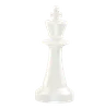 King Chess Piece White