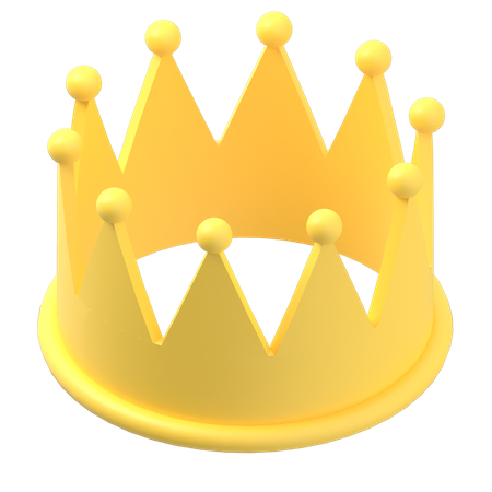 King Crown  3D Illustration