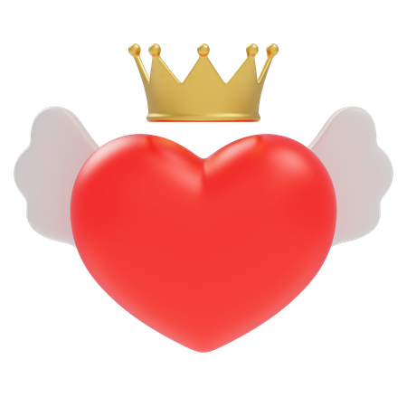 King Heart  3D Icon