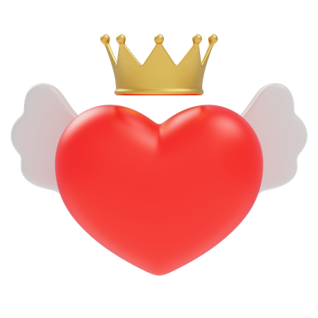 King Heart  3D Icon