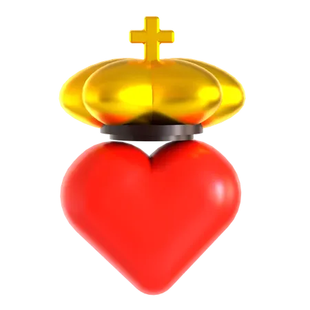 King Love  3D Icon