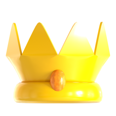 왕국 왕관  3D Icon