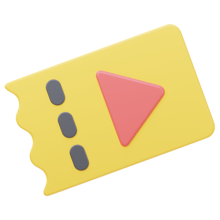 Kinokarte  3D Icon