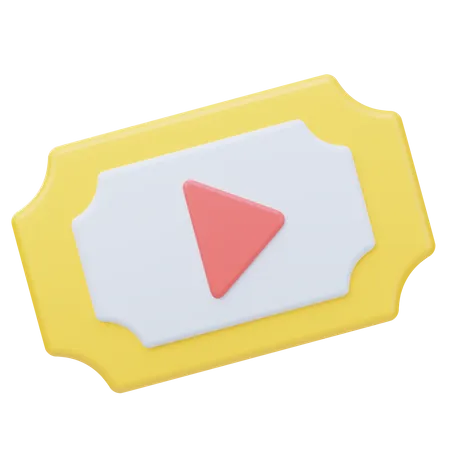 Kinokarte  3D Icon