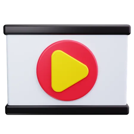 Kino Leinwand  3D Icon
