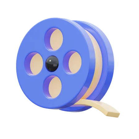 Kinorolle  3D Icon