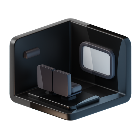 Kinosaal  3D Icon