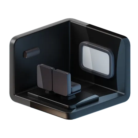 Kinosaal  3D Icon