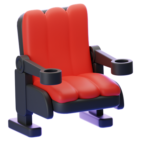 Kinostuhl  3D Icon