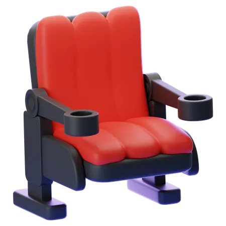 Kinostuhl  3D Icon