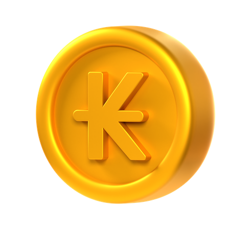 Kip Coin  3D Icon