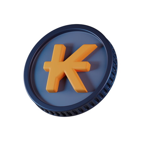 Kip Coin  3D Icon