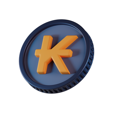 Kip-Münze  3D Icon