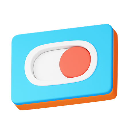 Kippschalter  3D Icon