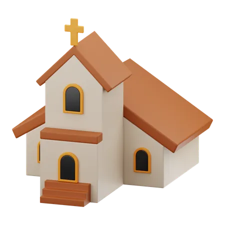 Kirche  3D Icon