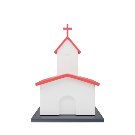 Kirchengebäude  3D Icon