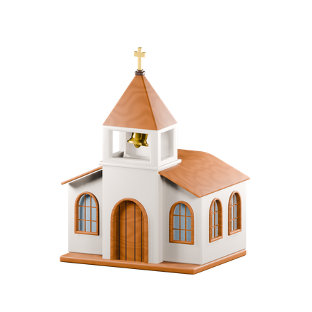 Kirchengebäude  3D Icon