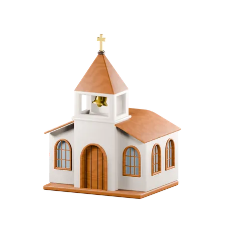 Kirchengebäude  3D Icon