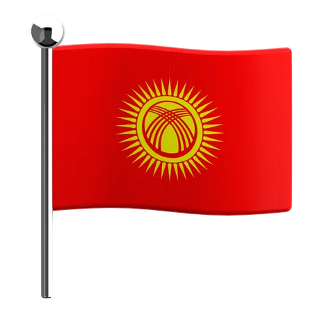 Kirghizistan  3D Icon