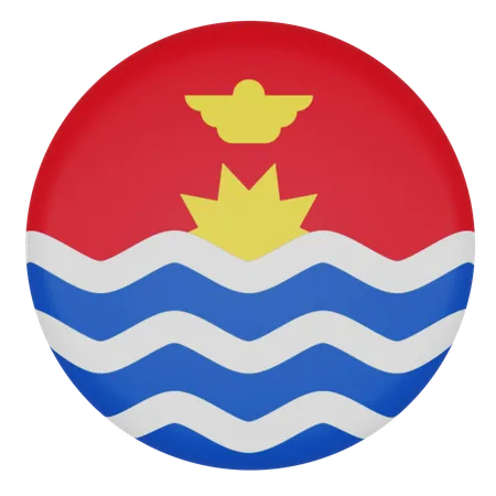 Kiribati  3D Icon