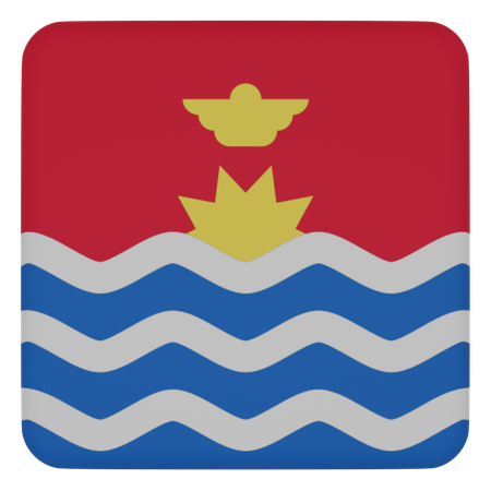 Kiribati  3D Icon