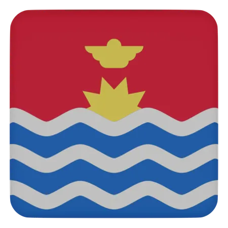 Kiribati  3D Icon