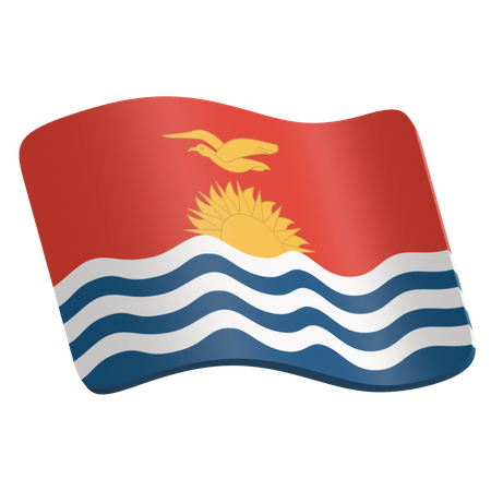 Kiribati  3D Icon