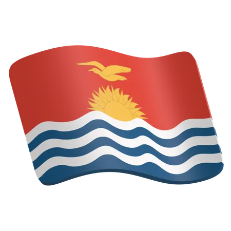 Kiribati  3D Icon