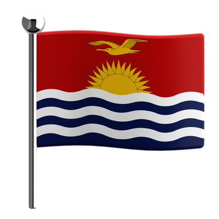 Kiribati  3D Icon