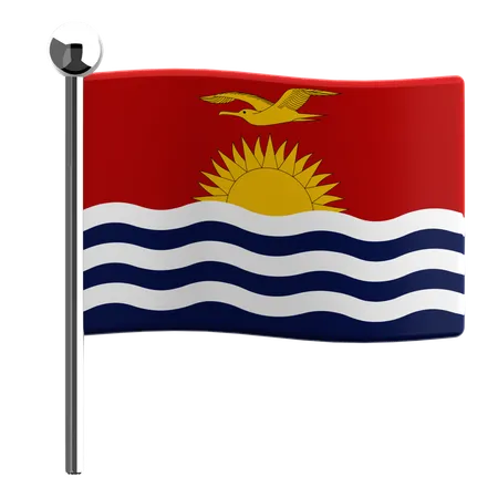 Kiribati  3D Icon