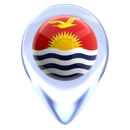 Kiribati  3D Icon