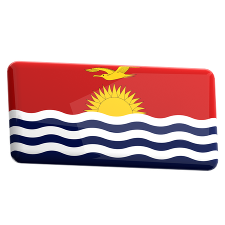 Kiribati  3D Icon