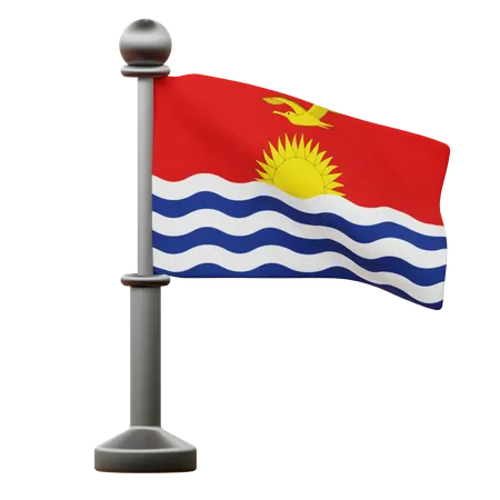 Kiribati Flag  3D Icon