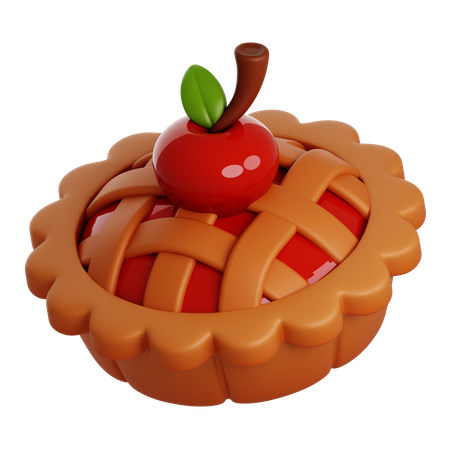 Kirschkuchen  3D Icon