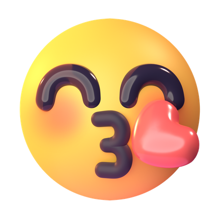 Kiss  3D Icon