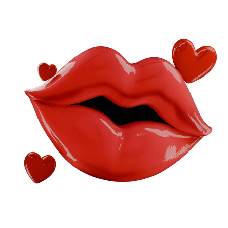 キス  3D Icon