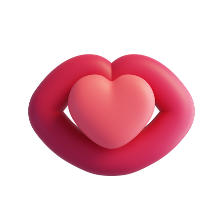 Kissing  3D Icon