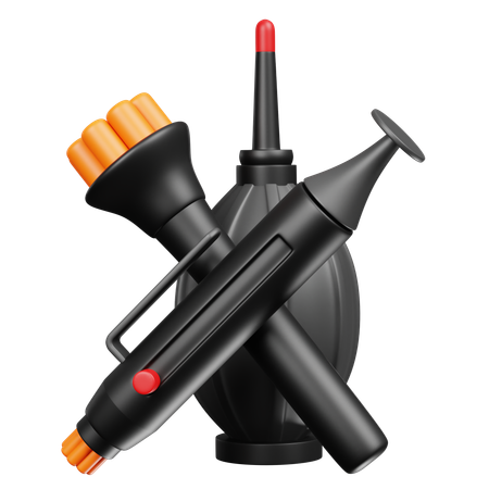 Kit de limpieza  3D Icon