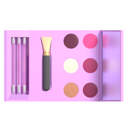 Kit de maquillaje  3D Illustration