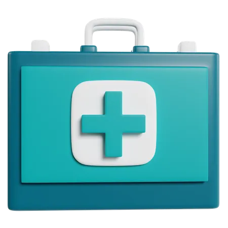 Kit de primeiros socorros médicos  3D Icon