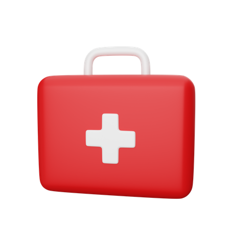 Kit de primeros auxilios  3D Icon