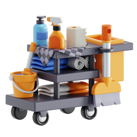 Kit de servicio de limpieza  3D Icon