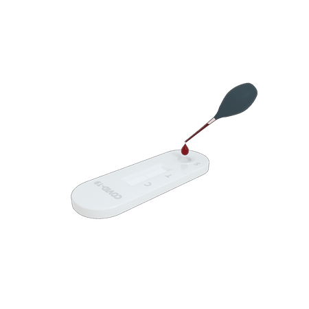 Kit de test rapide  3D Icon