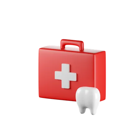 Kit dental  3D Icon