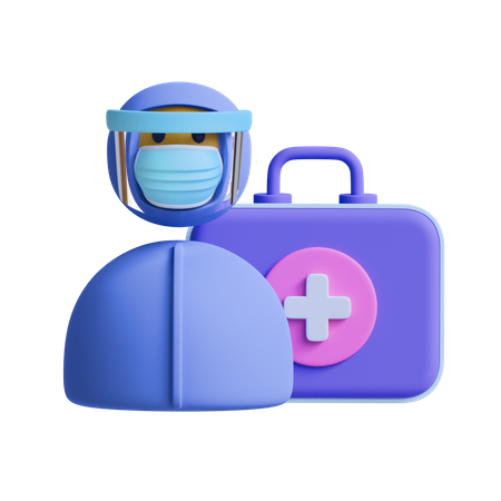 Botiquín médico  3D Icon