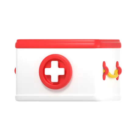 Kit médico de emergência  3D Icon