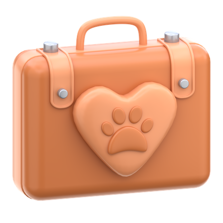 Trousse médicale pour animaux de compagnie  3D Icon