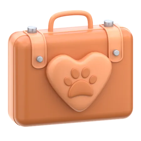 Trousse médicale pour animaux de compagnie  3D Icon