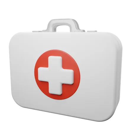Kit médico de emergência  3D Illustration